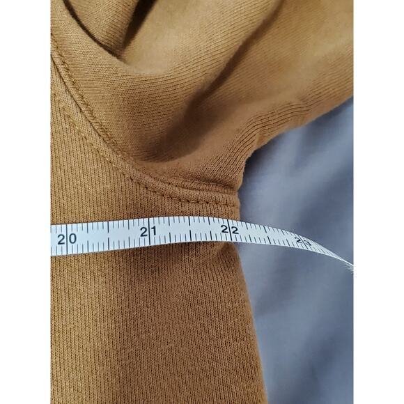 Carhartt Men’s Loose Fit Hoodie Sweatshirt Brown Size M Workwear K288 BRN - Picture 7 of 9